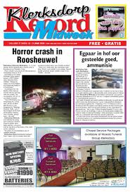 Klerksdorp record, klerksdorp, south africa. Get Your Digital Copy Of Klerksdorp Midweek June 9 2020 Issue