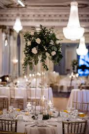 Tall Harlow Stand Greenery Centerpiece Wedding Floral Centerpieces Flower Centerpieces Wedding Tall Wedding Centerpieces
