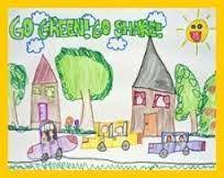 Go Green Painting Competition Winners Green School Green Paintings Painting Competition