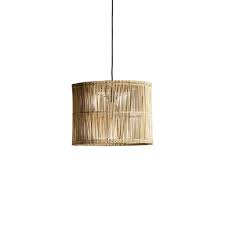 This lampshade, beautiful rattan hanging light shade would enhance any living space, adding a charm and creating atmosphere. Couleur Locale Hanging Lamp Shade In Rattan Hangstraight Couleur Locale