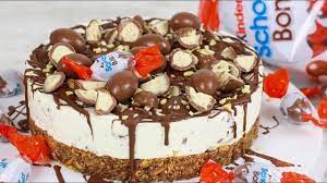Backen mit kinder schokobons ist eine geniale idee für deine weihnachtsbäckerei oder kindergeburtstag. Kinder Schoko Bon Torte Ohne Backen I No Bake Cake Kuchen Und Torten Rezepte Torte Ohne Backen Kuchen Ohne Backen