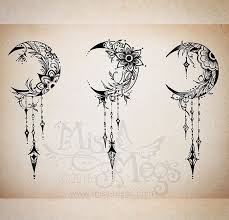 Bildergebnis Fur Blume Mond Tattoo Bedeutung Flowertattoos Moon Tattoo Designs Moon Tattoo Feather Tattoos
