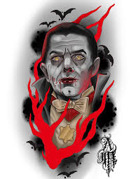 Available Dracula tattoo design 🧛 I'd like to do some more classic  monsters I have some availability Wednesday Booking November-January Dm or  email Austinmorrisontattoos@gmail.com #halloween #halloweentattoo  #halloweentattoos #dracula #vampire ...