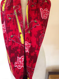 Stl Cardinals Birds On The Bat St Louis Cardinal Birds On The Bat Red Digital Camo Fleece Infinity Scarf Digital Camo Camo Scarf Camo
