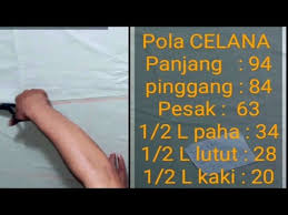 Panjang pesak pada celana adalah. Pola Celana Easy Tutorial Pants Patterns Youtube