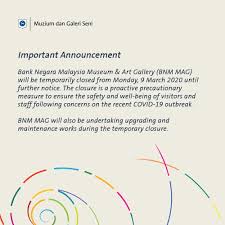 All of the important art schools and almost all old masters are represented there. Bank Negara Malaysia Museum And Art Gallery On Twitter Pengumuman Penting Important Announcement