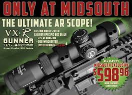 Free ship to store on all orders. The Leupold Vx R 1 25 4x20mm Gunner The Ultimate Ar Scope