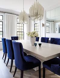 20 Saturated Spaces Inspired By Pantone S 2020 Color Of The Year Dining Room Blue Dining Room Design White Dining Room