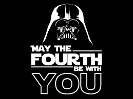 Celebrating our first father/son star wars day. Happy Star Wars Day Starwars