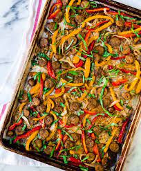 Place the peppers on the baking sheet and toss with. Sausage And Peppers In The Oven Easy Sheet Pan Recipe Well Plated