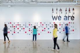 Office Tour Gensler Offices Oakland Office Wall Design Office Artwork Innovative Office