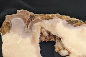 Druzy Pink Amethyst Flower Agate Slab ~ Raw Edged