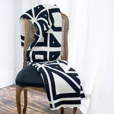 Decorating ideas, home improvement, cleaning & organization tips. Milas Throw Blanket Modern Geometric Home Decor Savannah Hayes