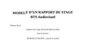 Ou liège où il serait possible d'en . déclaration de tva je devrai rédiger mon rapport de stage et j'ai besoin de quelques informations ou plus présisemen quelques définitions. Rapport De Stage Bts