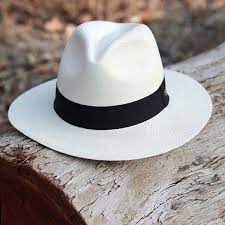 Austral Hats Weisser Panamahut Mit Schwarzem Band Hat Fashion Summer Hats For Women Hats For Women