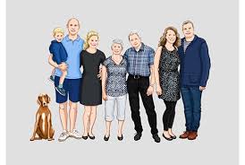 Download cute cartoon family images and photos. Do Cute Family Cartoon From Your Photo By Alecblose Fiverr