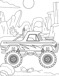 Grab a copy of this book! 7 Free Monster Truck Coloring Pages For Kids Printable Download Rainbow Printables