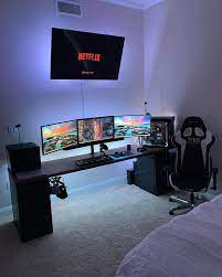 Xboxone Pes Playstation 4k Proevolutionsoccer Cod Gaming Fifa Gamingmonitor Battleroyale Pc Xbox Bedroom Setup Gaming Room Setup Small Game Rooms
