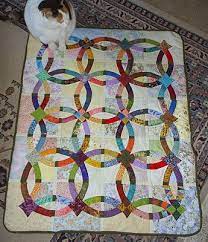 Double Wedding Ring Pattern Free Free Patterns Wedding Ring Quilt Quilt Patterns Easy Quilt Patterns