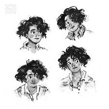 Rosemary Harper Head Studies For Inktober From The Long Way To A Small Angry Planet By Becky Chambers Which Character Illustration Graphic Novel Book Dragon