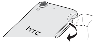 At last, in the event that the location of the sim card of your zte is on the side, we recommend that you have a pin or a thin and sharp object to open the slot for sim. Htc Desire 530 Nano Sim Card Htc Support Htc Middle East