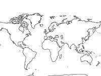 Colorier Les Dessins De Monuments World Map Coloring Page World Map Printable Blank World Map