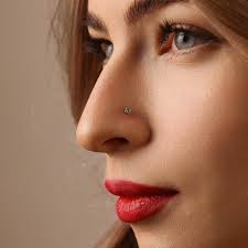 Aquamarine Nose Stud