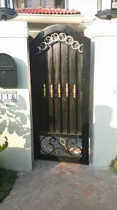 By keeping your measurement chart ready, you can pick the right side of the door that suits your entry. Pedestrian Steel Gate Cavitetrail Glass Railings Philippines Tempered Glass Wrought Iron Railings Gates Grills Metal Fabrication Curved Glass