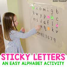 The english alphabet contains several components, including letters and phonetics. Sticky Letters Activity A Quick Easy Alphabet Game