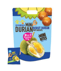 No colouring, preservative and artificial flavoring added. Yee Hup Mini Durian Puff Biscuits Gunung Rapat Hiong Piah Sdn Bhd Perak Malaysia