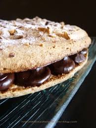 Dacquoise Au Chocolat Et Aux Noisettes De Pierre Herme Les Delices D Helene Dessert Recette Alimentation