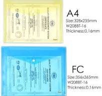 Good Quality Transparent Color PP Buckled File Pocket - File ...