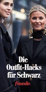 Outfit Hacks Fur Frauen Die Am Liebsten Schwarz Tragen Freundin De Schwarze Outfits Schwarze Kleidung Mode Schwarz