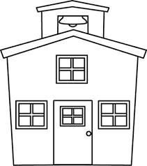 Black And White Homeschool Clipart Black And White Schoolhouse Clipart Black And White School Clipart Clip Art