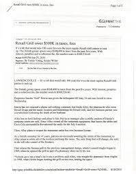 Statement submitted to The Special Council On Tax Reform and Faime s For  Georgians By Bill Tinley, City Councilman for the City