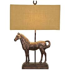 Bronze Horse Table Lamp Animal Lamp Table Lamp Bronze Lamp