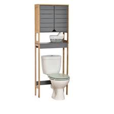 Vidéos sur meubles wc conforama. Meuble Dessus Wc 2 Portes 1 Etagere Noumea Bois Gris Vente De Generique Conforama