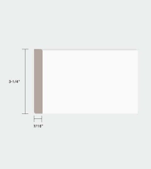 Moulding installs in a snap using brad. 03112 3 1 4 Baseboard Primed Finger Jointed Pine Windsor Plywood