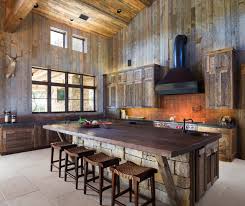 Modern Rustic Barn Style Retreat In Texas Hill Country Rustic Kitchen Design Rustic Kitchen Island Rustic Kitchen
