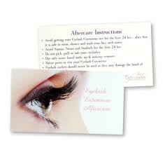 Keeping your lashes neat and clean means you regularly get rid of the oil and debris that can contribute to the loss of adhesive property of the glue. Aftercare Cards Pack Of 50 Eyelash Extensions Eyelashes Aftercare