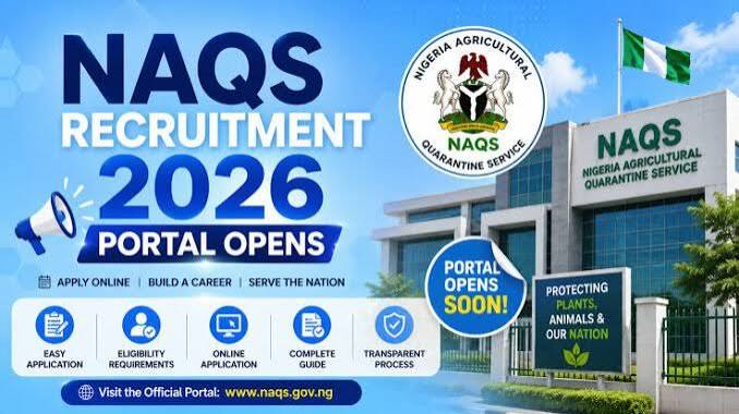 Nigeria Agricultural Quarantine Service (NAQS) Recruitment 2026