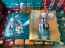 Concentrated moisture ampoule with stem cells for dry, sensitive skin. Cliv Skincare Lover Line Shopping