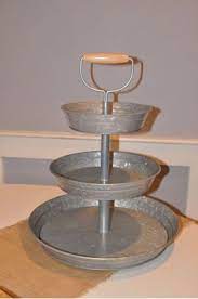 Buy now 58 door frame easel plant stand with. Cupcake Stand Galvanized 3 Tier Linens And Events
