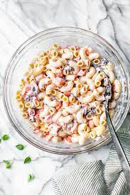 Macaroni Salad With Tomatoes Recipe Macaroni Salad Skinny Taste Recipes Low Calorie Salad