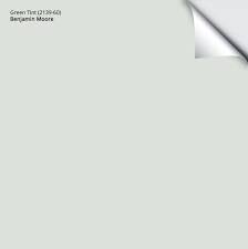 A wonderful color that changes in different lights. Benjamin Moore Green Tint 2139 60 Samplize
