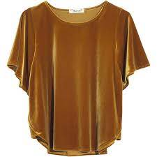 Shein women's casual basic strappy velvet v neck cami tank top. Madewell Tops Nwot Madewell Velvet Butterfly Top Gold Poshmark
