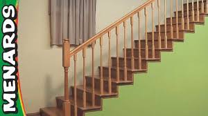 Wood stair railing section (13) when making a selection below to narrow your results down, each selection made will reload the page to display the desired results. Installing Stair Rails Menards Youtube