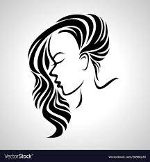Illustration Of Women Long Hair Style Icon Download A Free Preview Or High Quality Adobe Illustrator Ai Eps Pd Silhouette Art Long Hair Styles Vector Images
