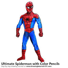 A4 (12x9 / 30x21cm) this print will be shipped flat, reinforced to avoid any kind of damage. Spiderman Drawing Color At Paintingvalley Com Explore Collection Of Spiderman Drawing Color