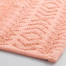 Terracotta Woven And Tufted Striped Bath Mat V2 Bath Rugs Sets Bath Mat Bath Rug